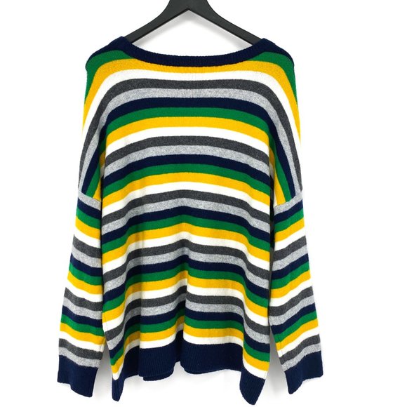 COURT & ROWE Wool Blend Striped Sweater - Picture 12 of 16